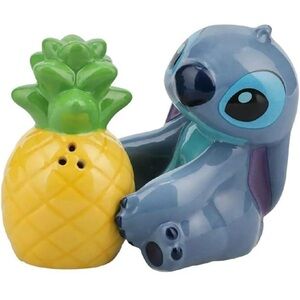NEW Disney Stitch & Pineapple Salt & Pepper Shaker Set